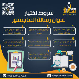 شروط اختيار عنوان رسالة الماجستير